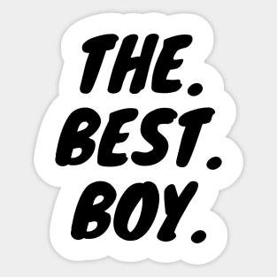 The Best Boy Sticker